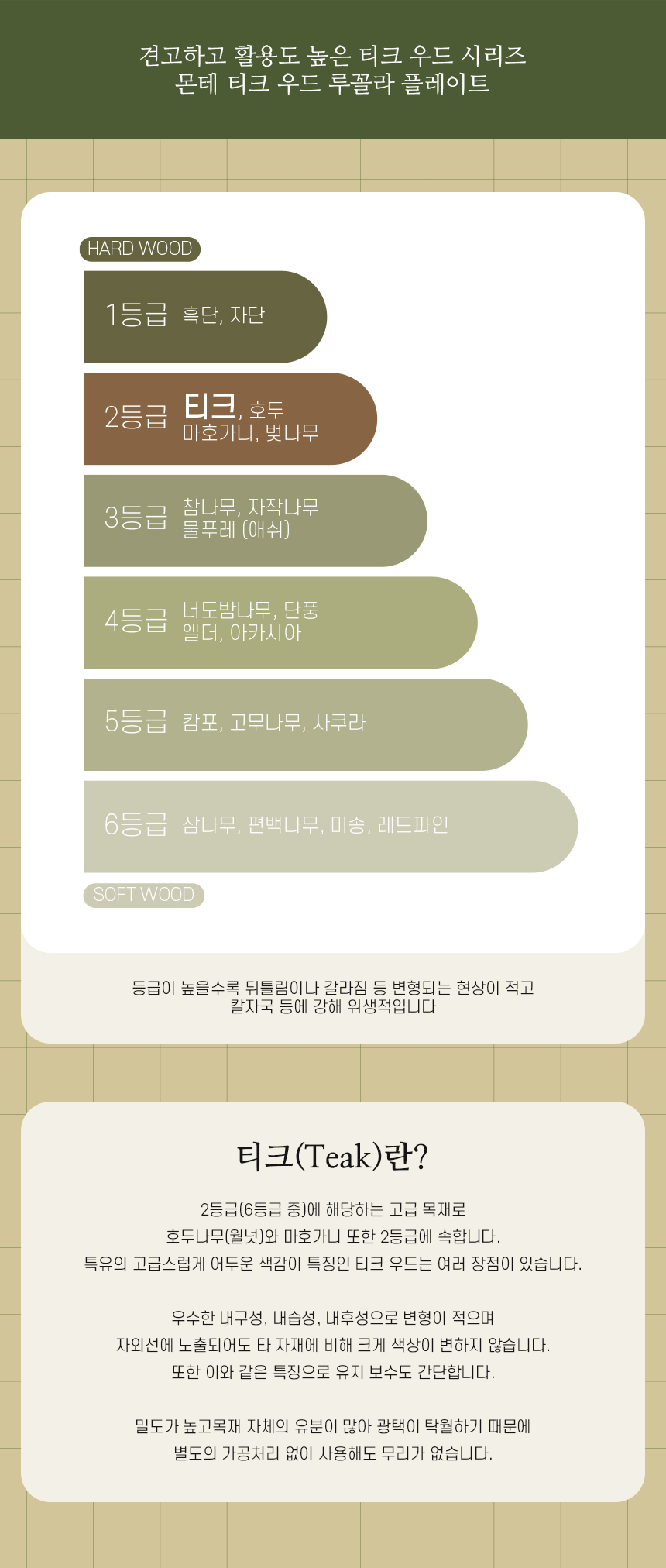 몬테 티크 우드 트레이 루꼴라 원목 플레이트 상세 이미지 6